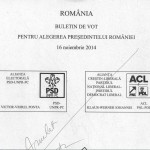 buletin de vot tur 2 alegeri prezidentiale