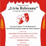 Afis Trupa de Teatru Liviu Rebreanu